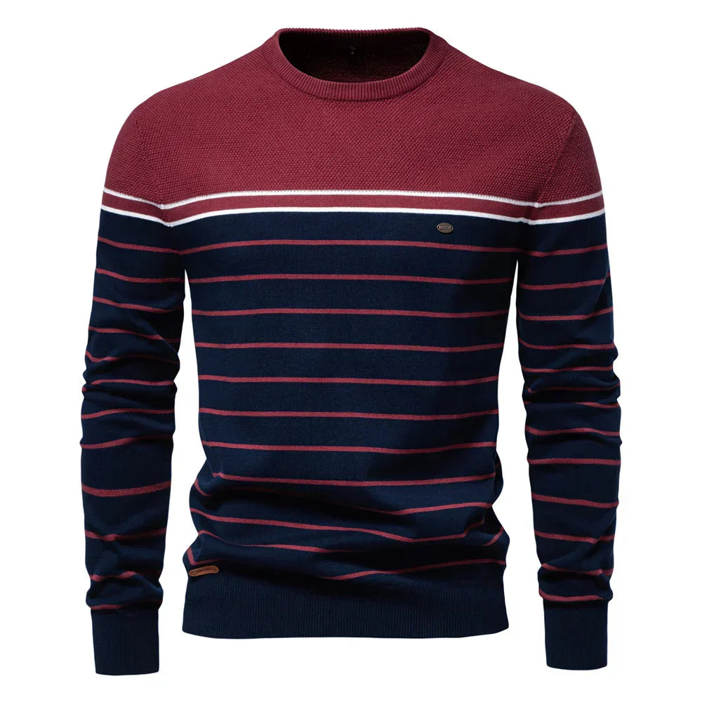 Darsvik | Heren Trui Met Streepdesign
