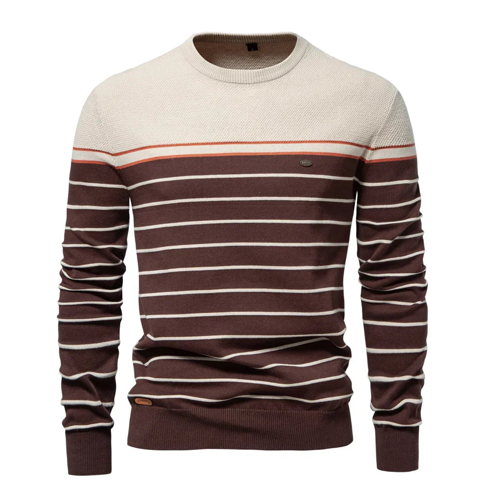 Darsvik | Heren Trui Met Streepdesign