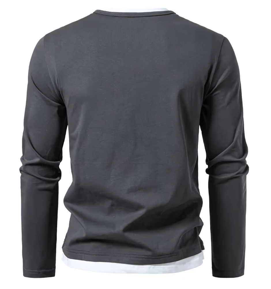 Teunvark | Herenshirt met moderne halslijn