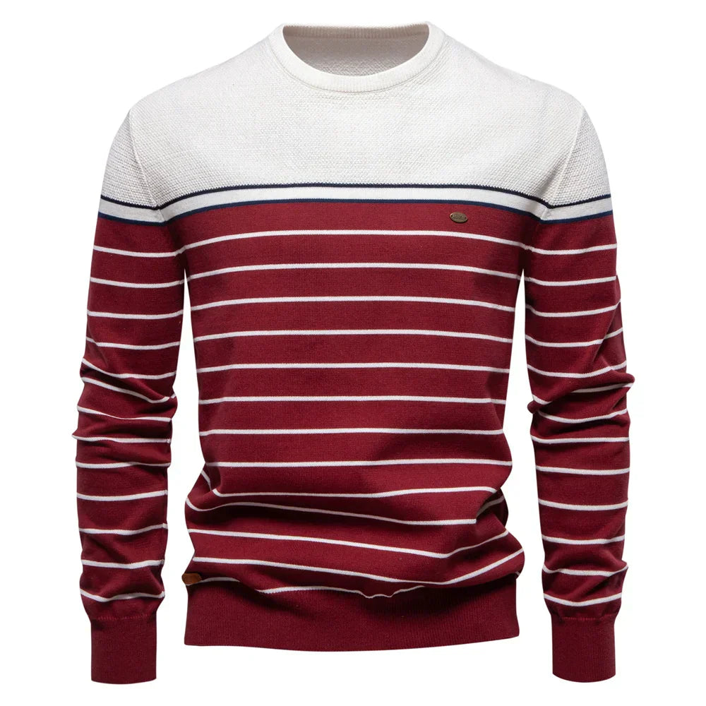 Darsvik | Heren Trui Met Streepdesign