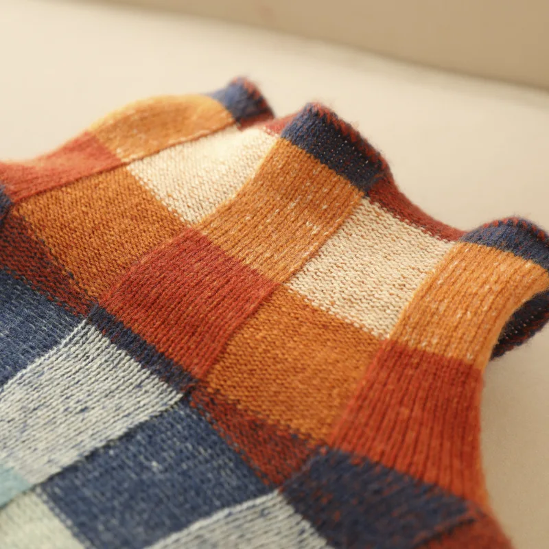 Ravelyn | Rollneck Trui met Patchwork