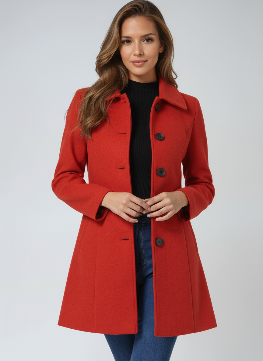 Sylvianne | Dames Enkelrij Mantel
