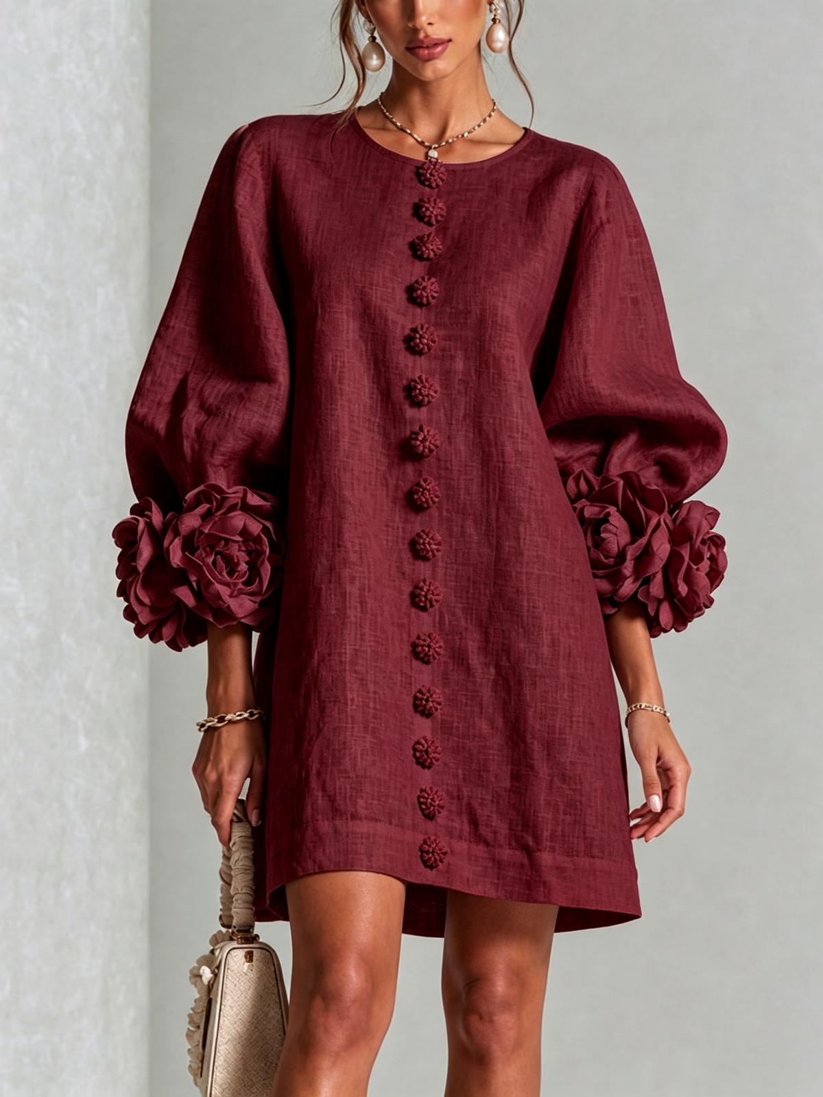 Therese | Bloemen mini-jurk