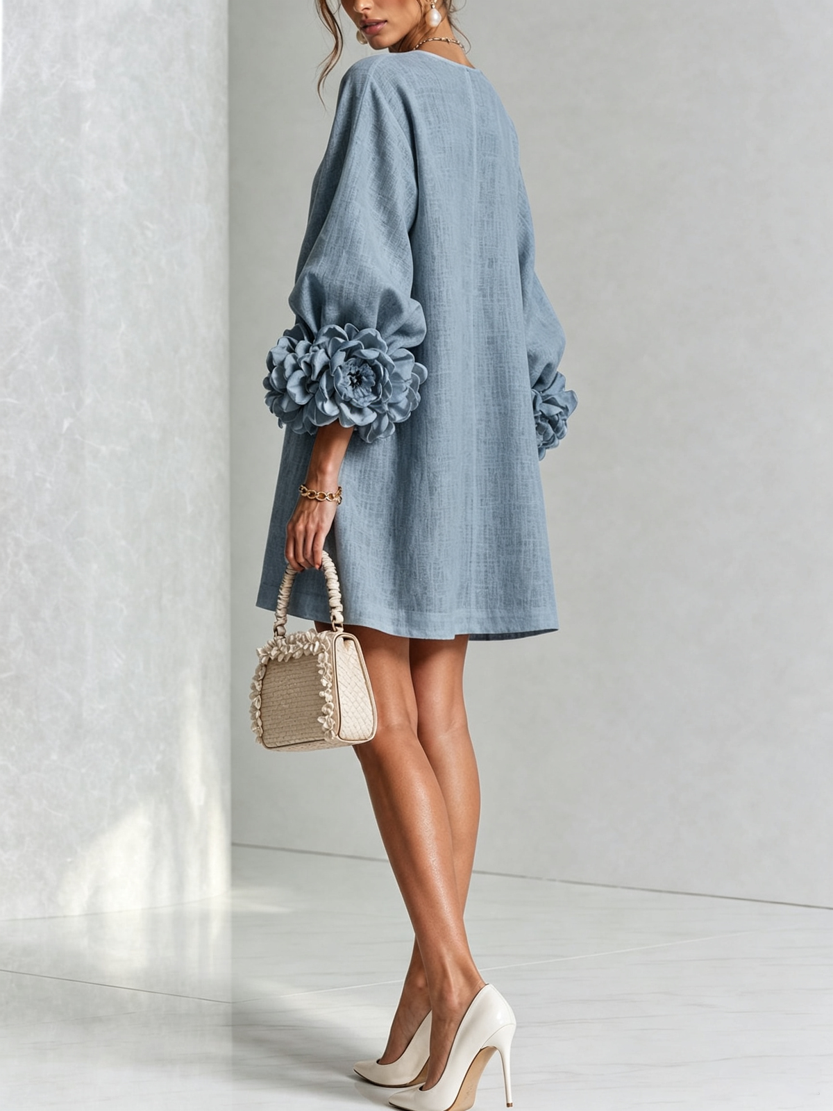 Therese | Bloemen mini-jurk