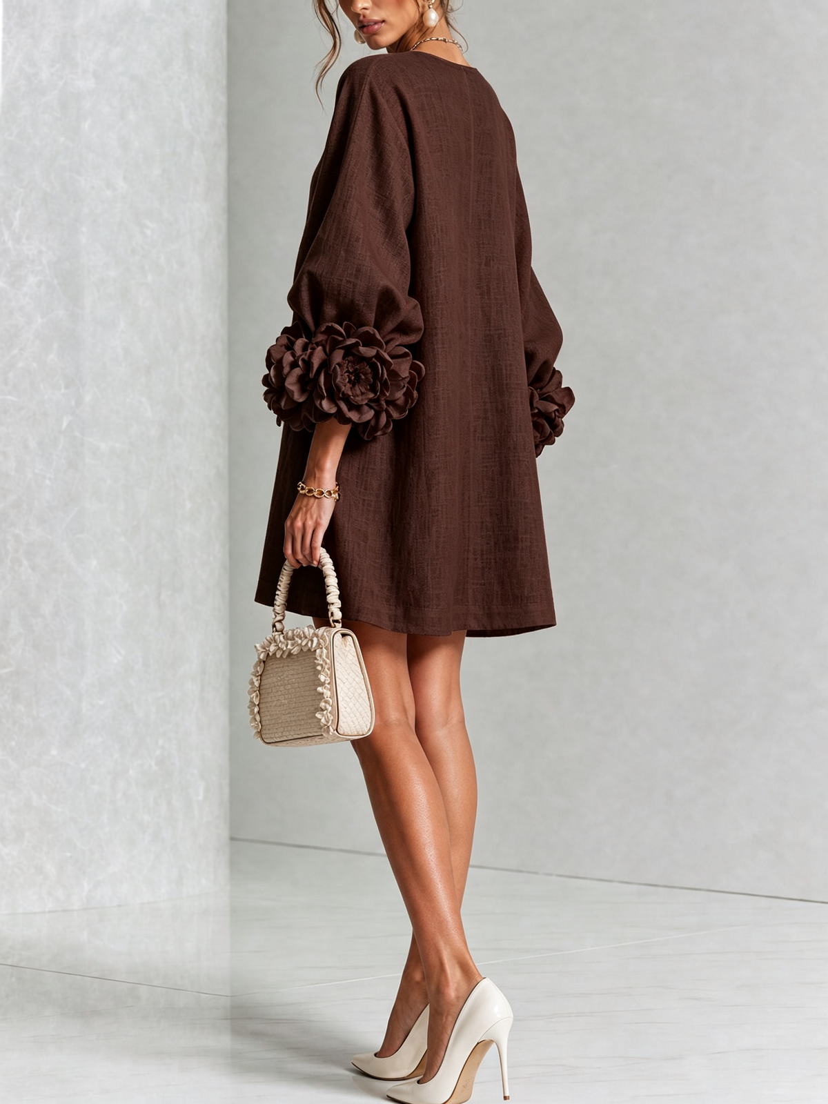 Therese | Bloemen mini-jurk