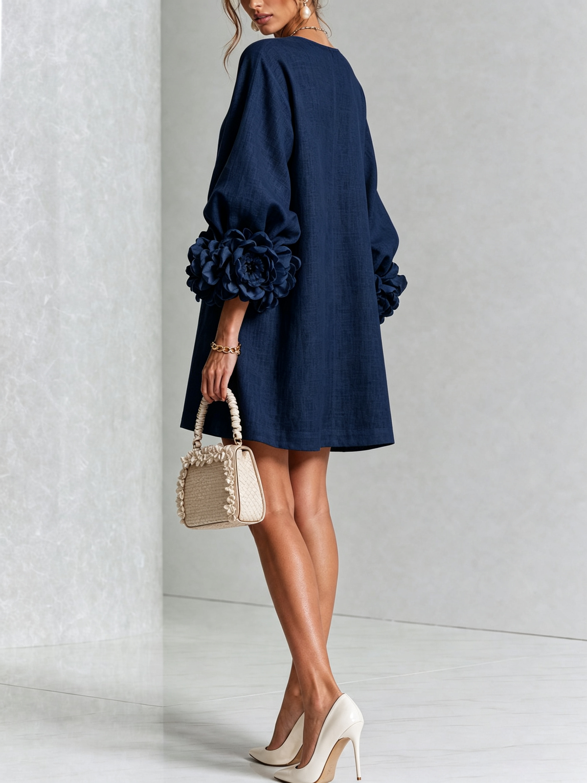 Therese | Bloemen mini-jurk