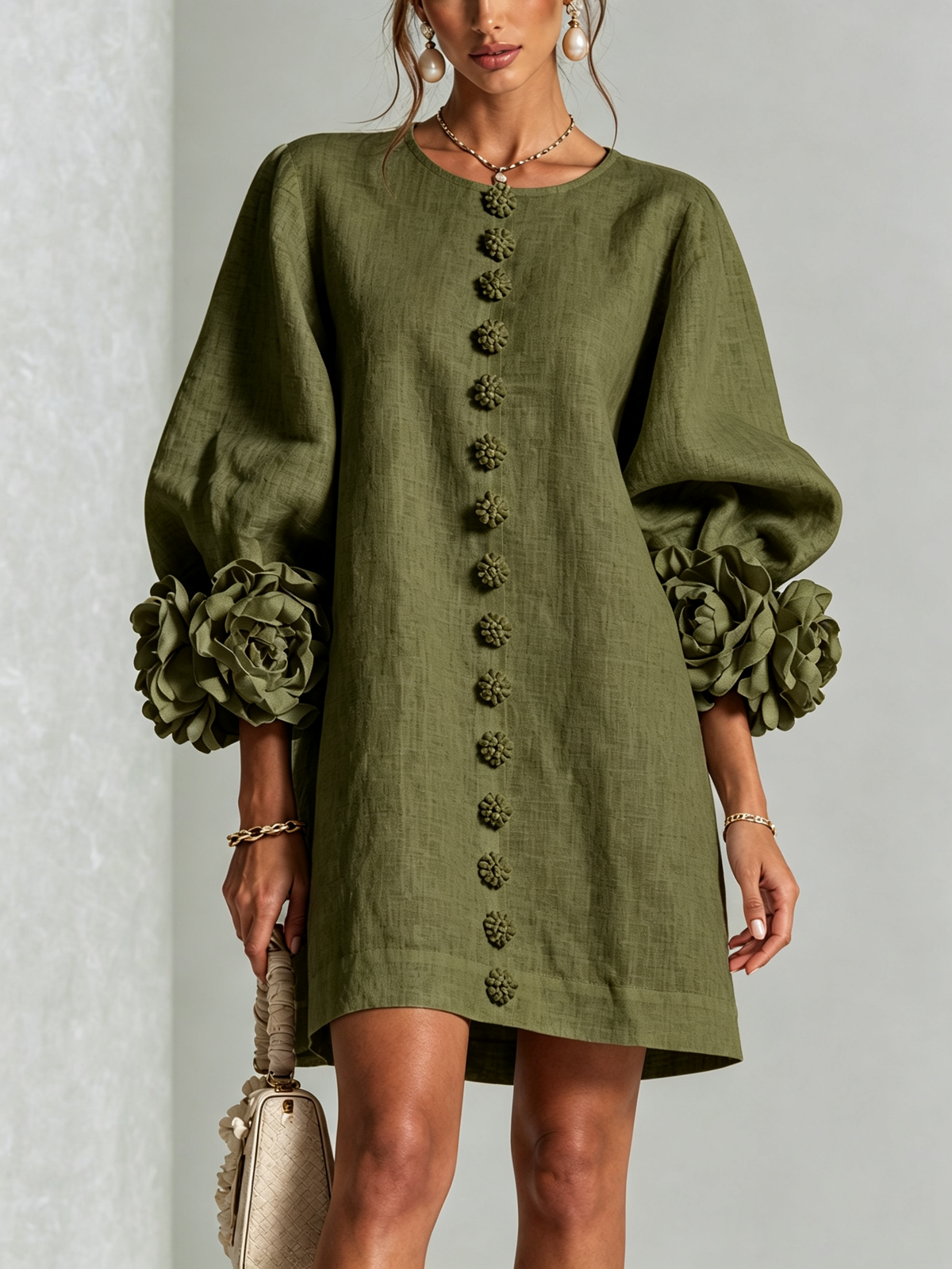 Therese | Bloemen mini-jurk