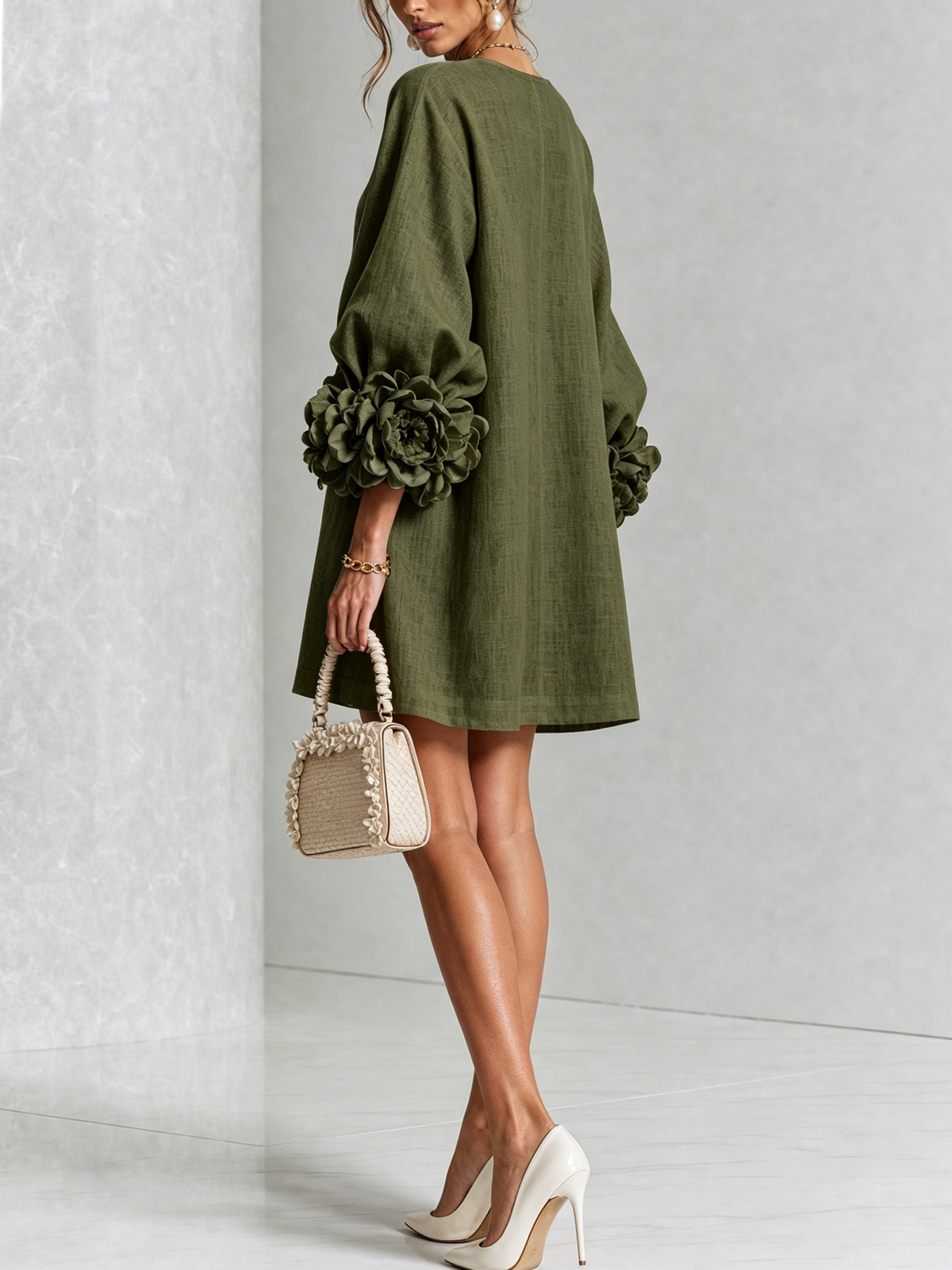 Therese | Bloemen mini-jurk