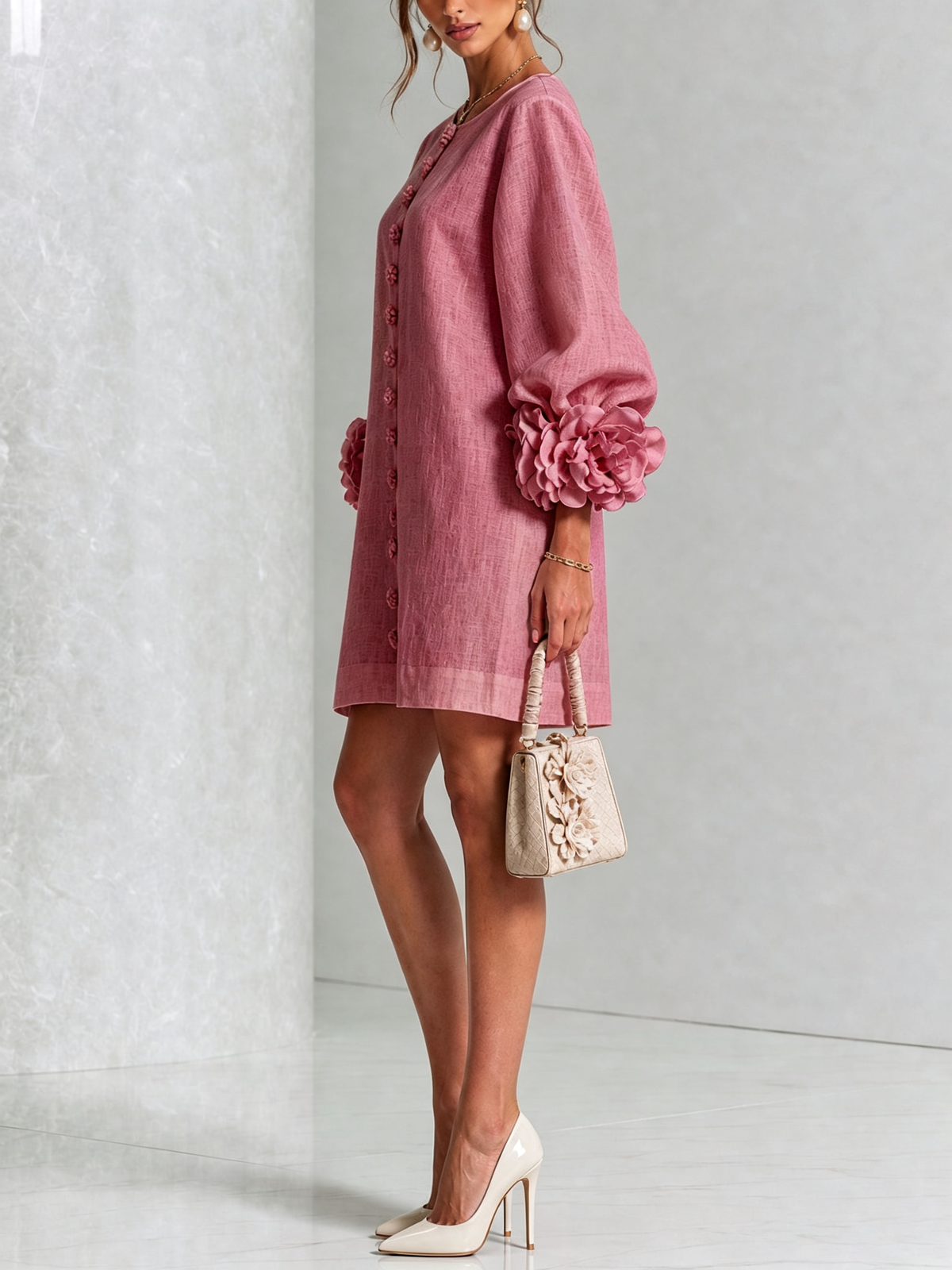 Therese | Bloemen mini-jurk