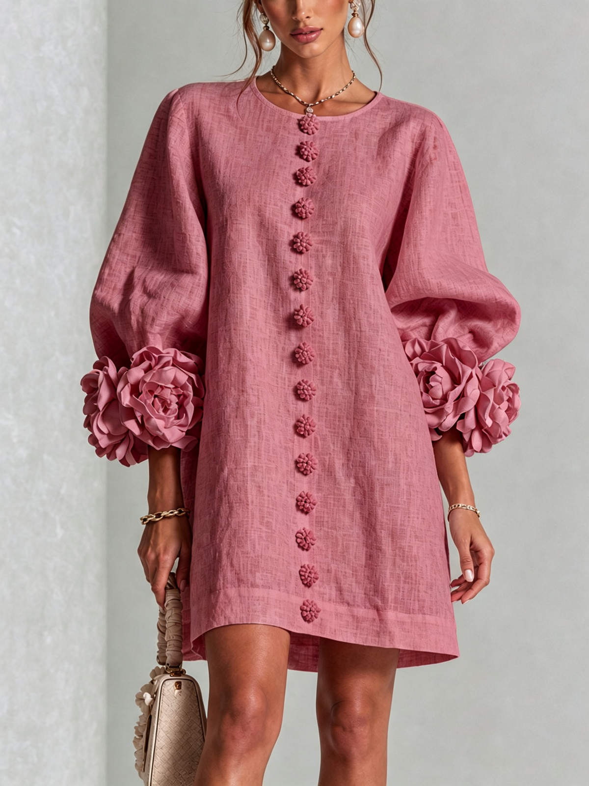Therese | Bloemen mini-jurk