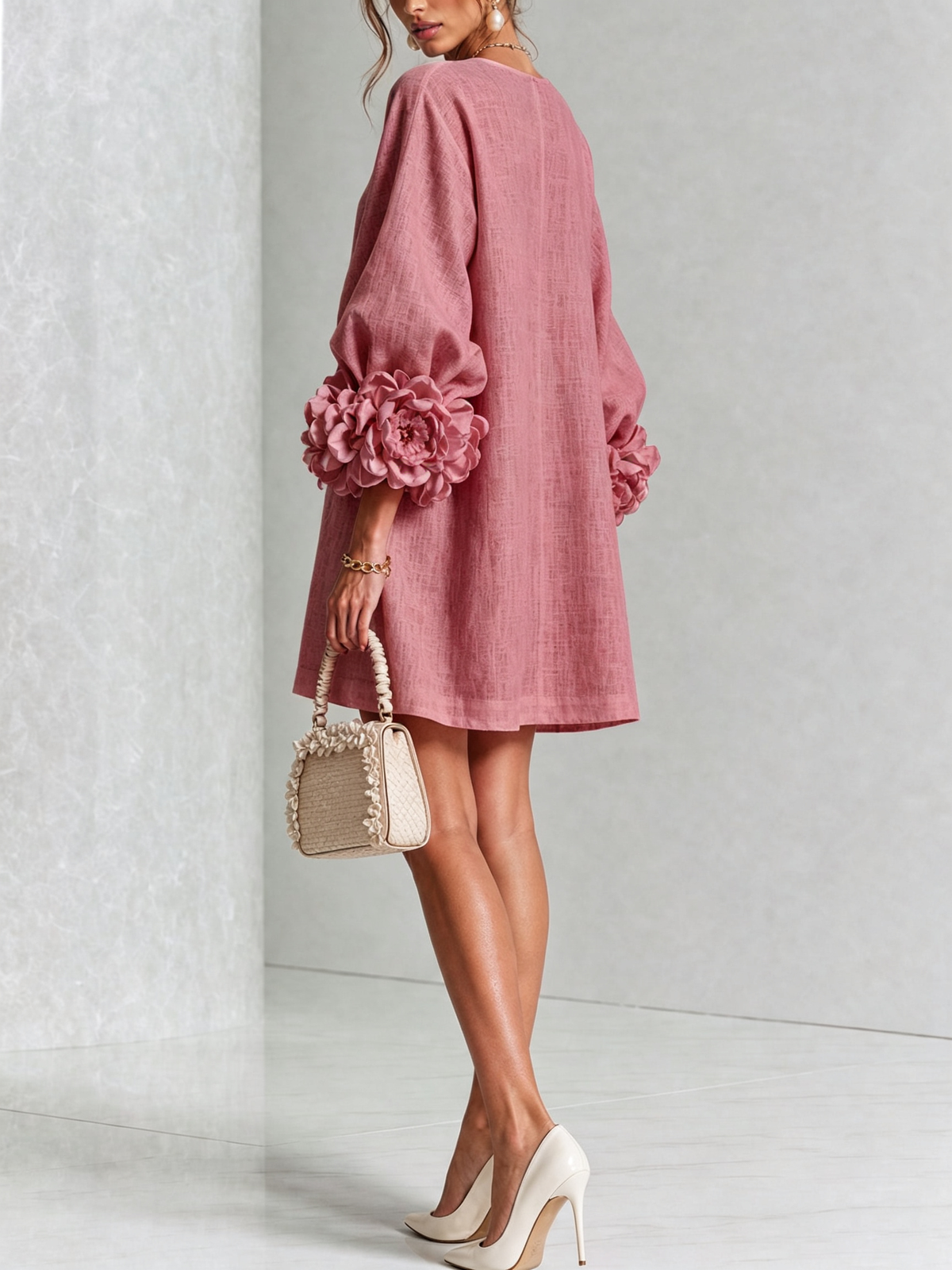 Therese | Bloemen mini-jurk