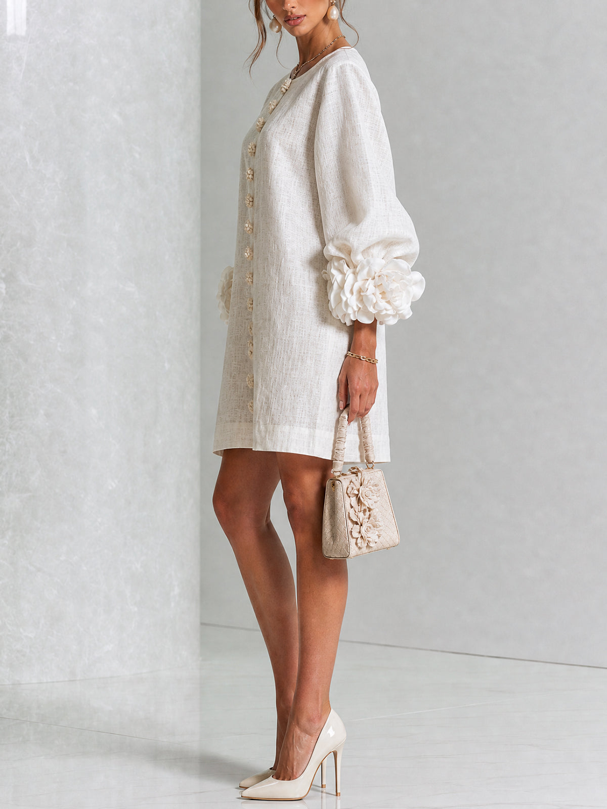 Therese | Bloemen mini-jurk