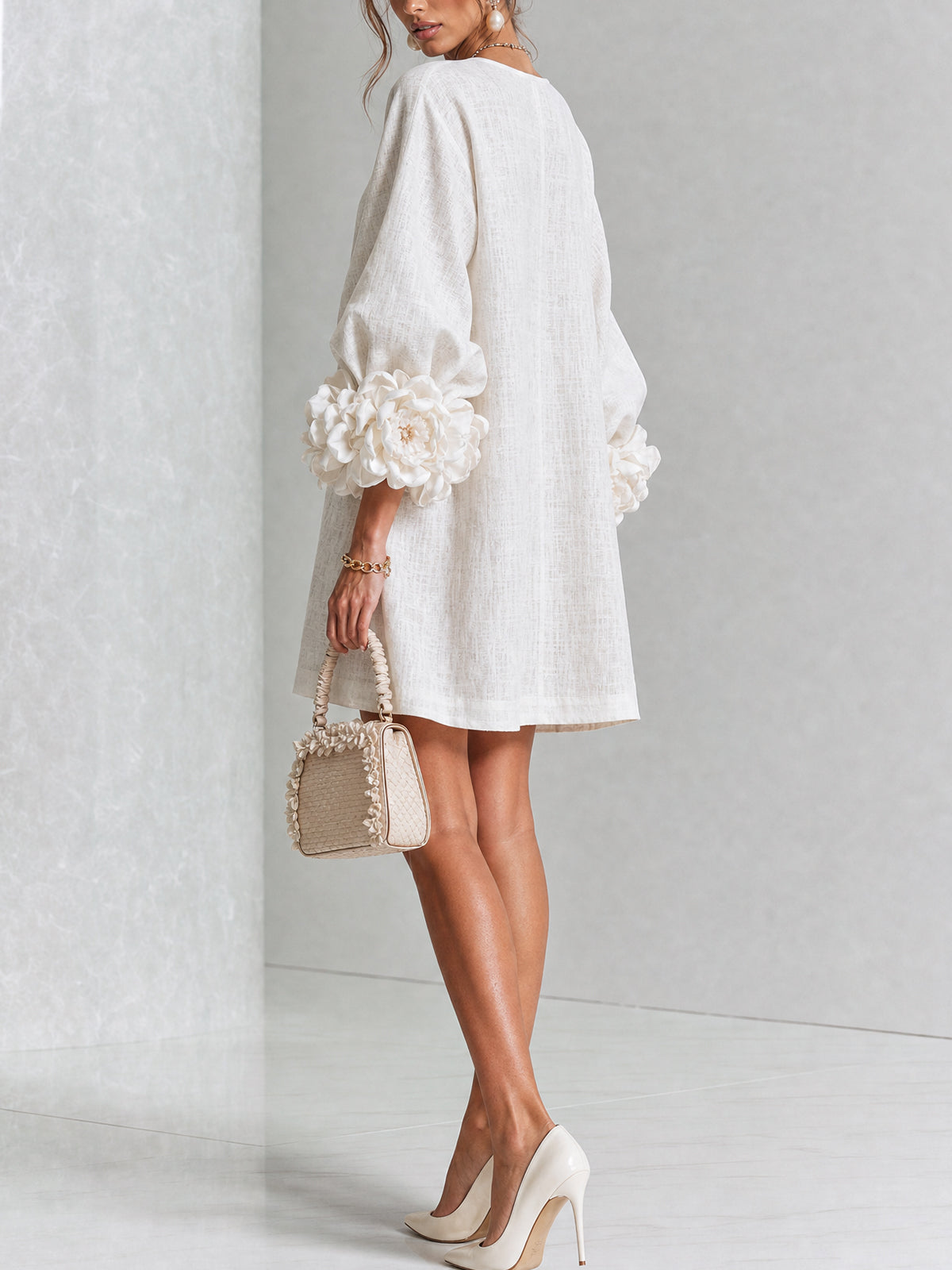 Therese | Bloemen mini-jurk