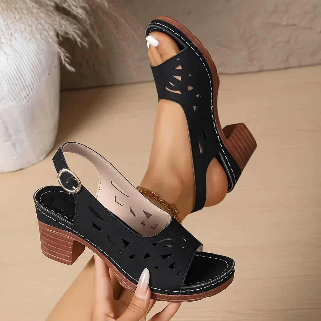 Raelyn | Klassieke Sandalen met Hak voor Vrouwen