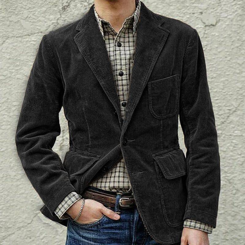 Tommy | 2-delige set: Blazer en Gilet van Fluweel