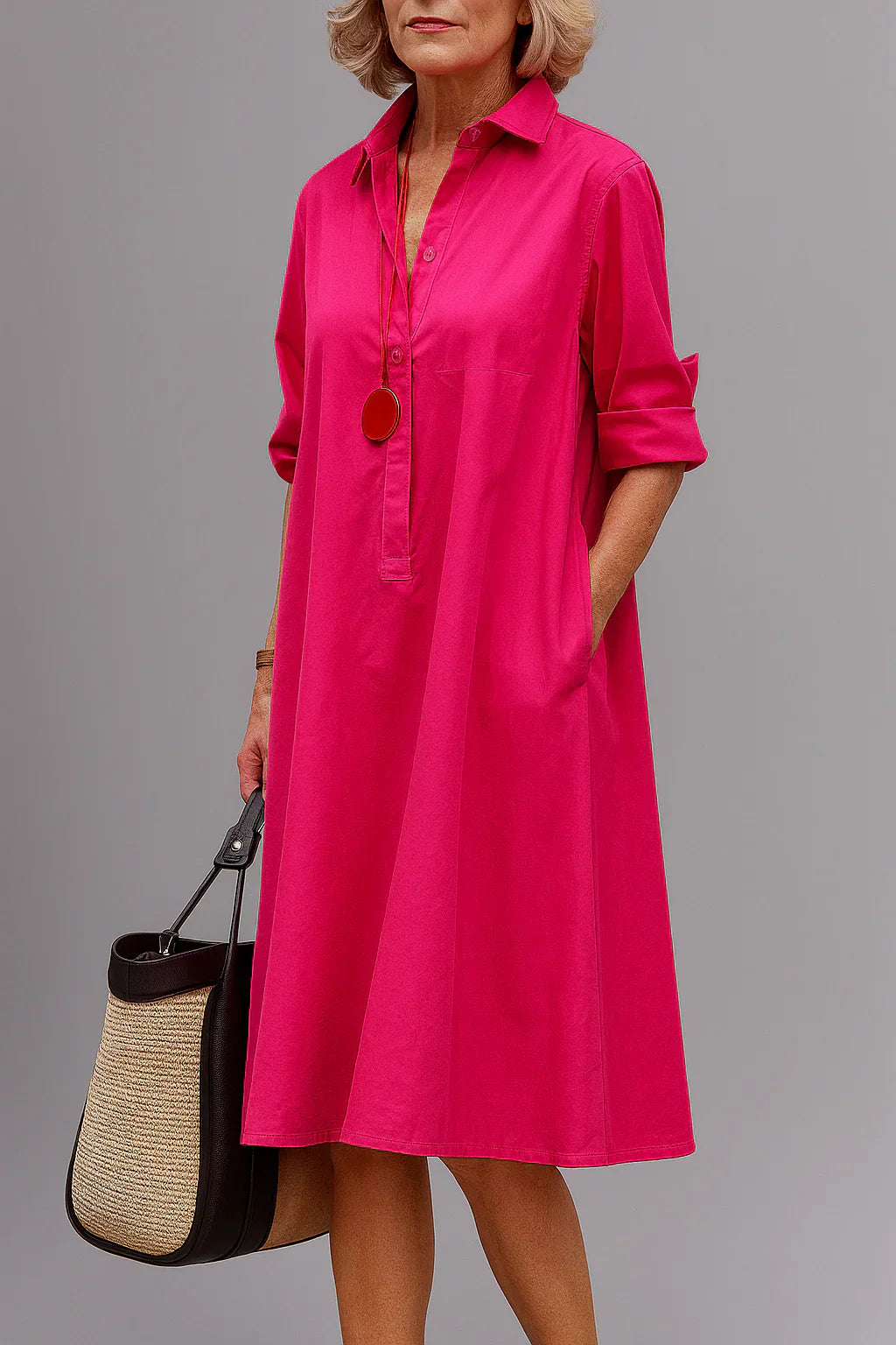 Chloe | Elegante Midi Jurk