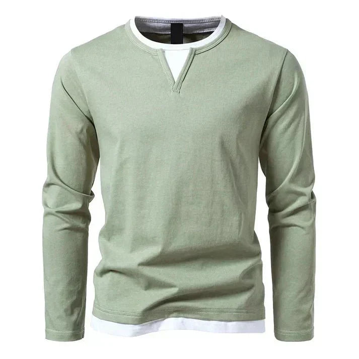 Teunvark | Herenshirt met moderne halslijn