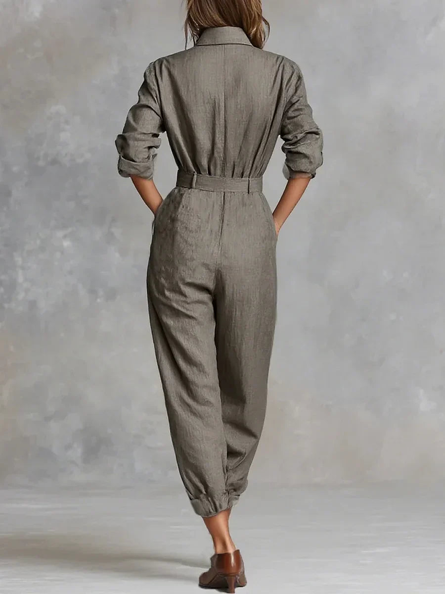 Megan | Jumpsuit van gemengde stof