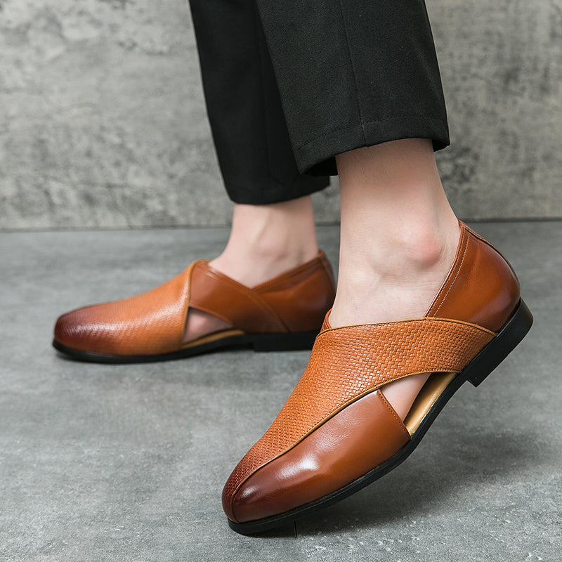 Oscar | Loafers met gekruiste bandjes
