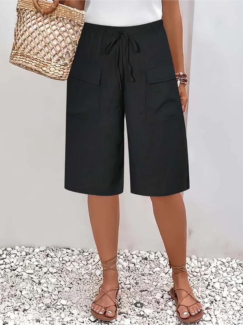 Olga | Korte broek met elastische tailleband