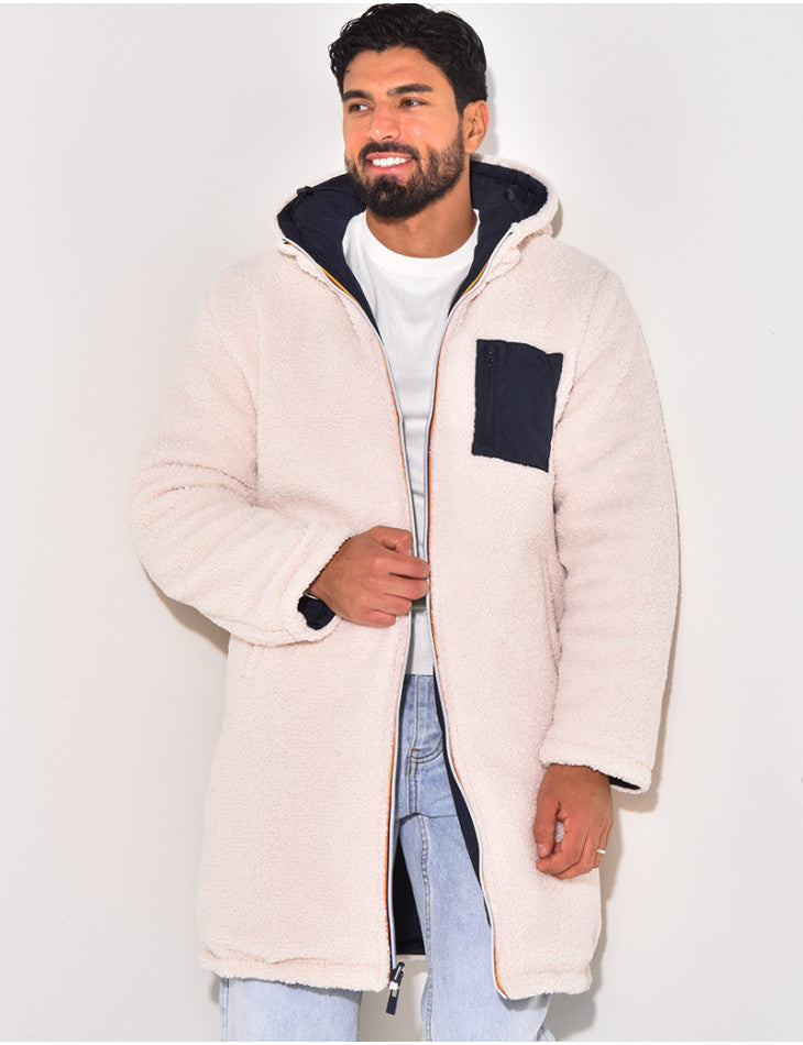 Milo | Warme casual lange jas