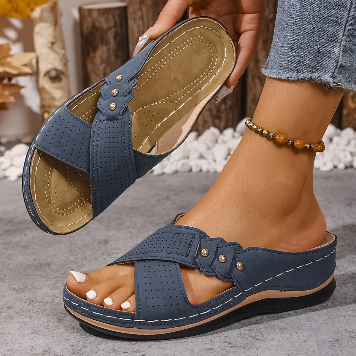 Emilou | Orthopedische Wedge Sandalen
