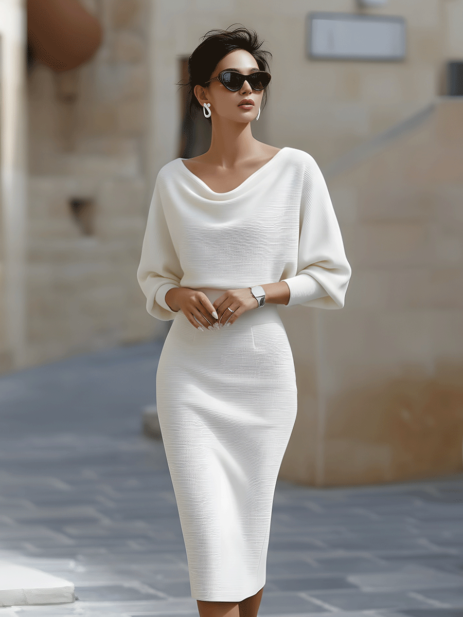Jurilyn | Elegante midi-jurk voor elke dag