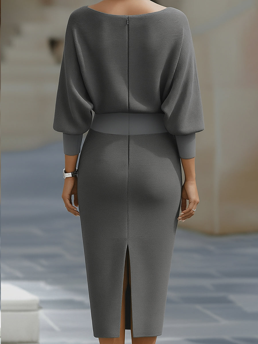 Jurilyn | Elegante midi-jurk voor elke dag