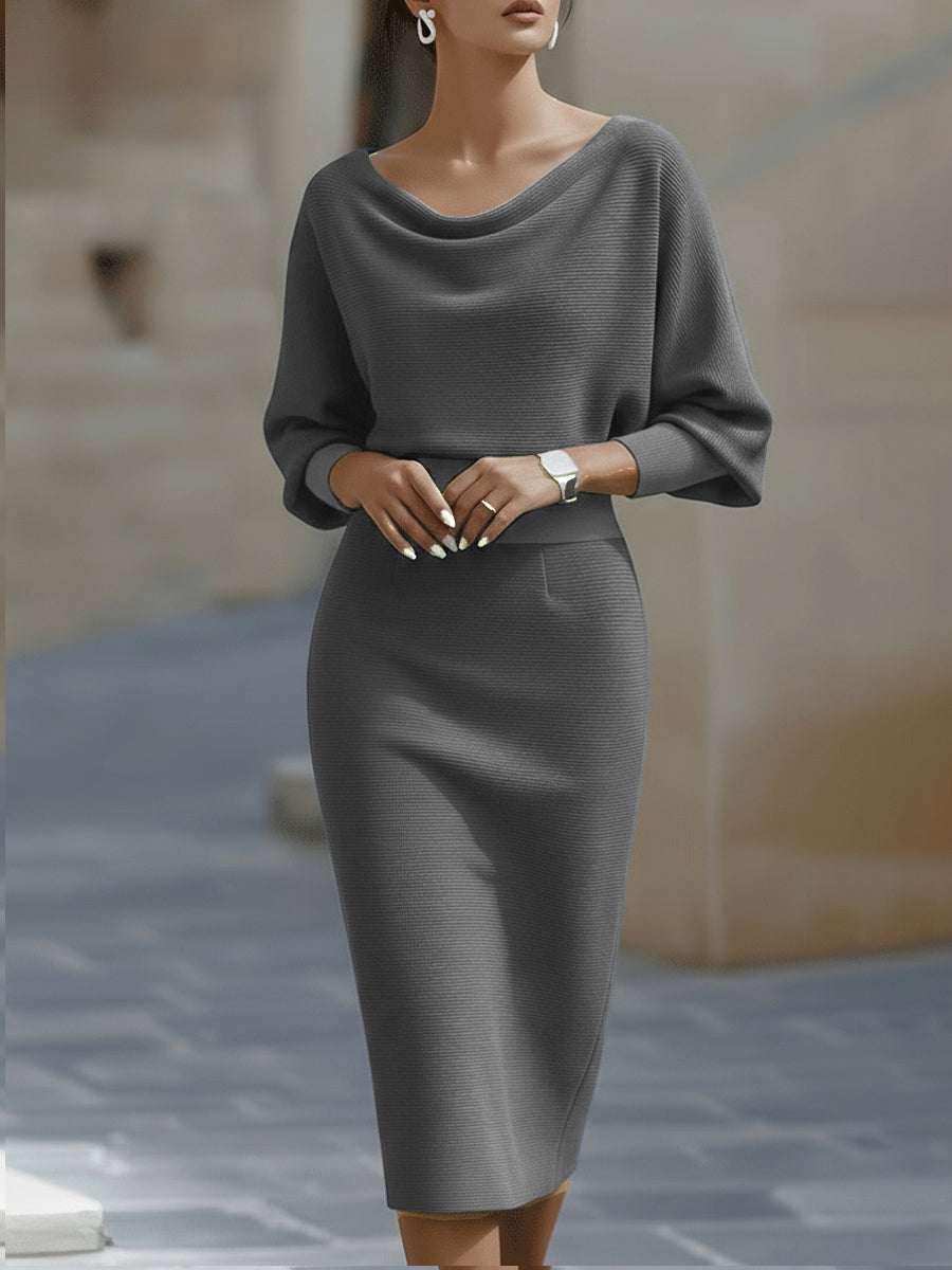 Jurilyn | Elegante midi-jurk voor elke dag