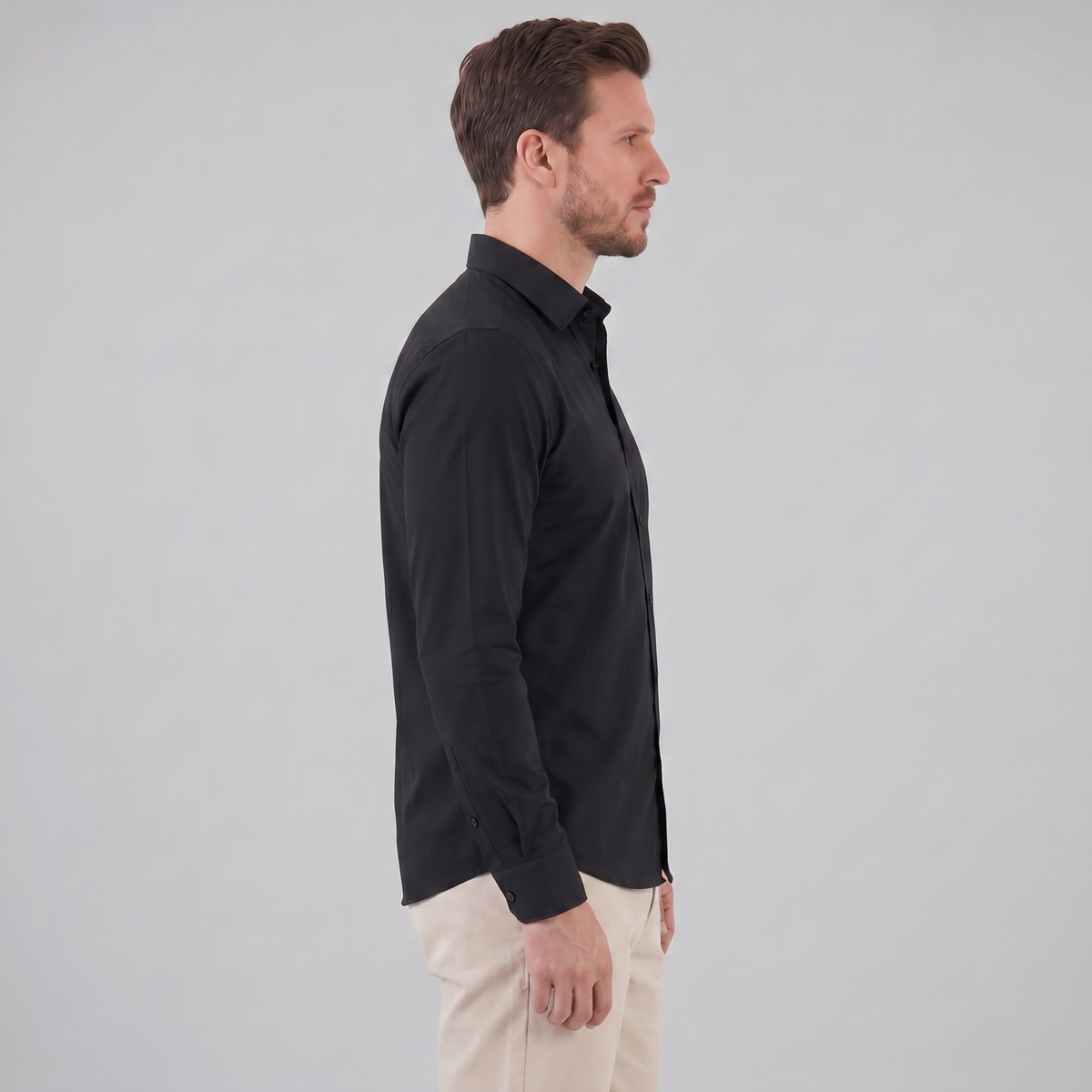 Austin | Heren Overhemd Slim Fit met Lange Mouwen