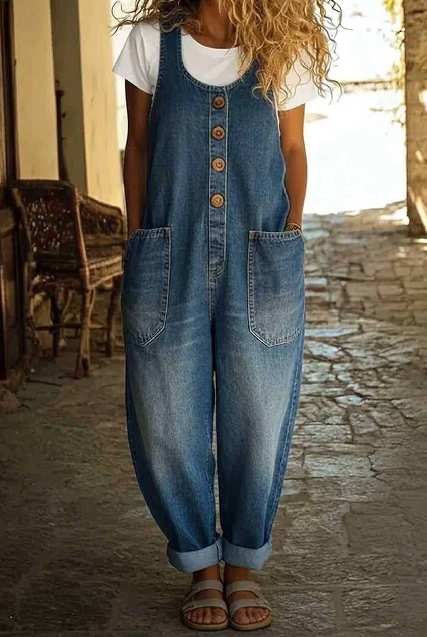Kayla | Denim Jumpsuit