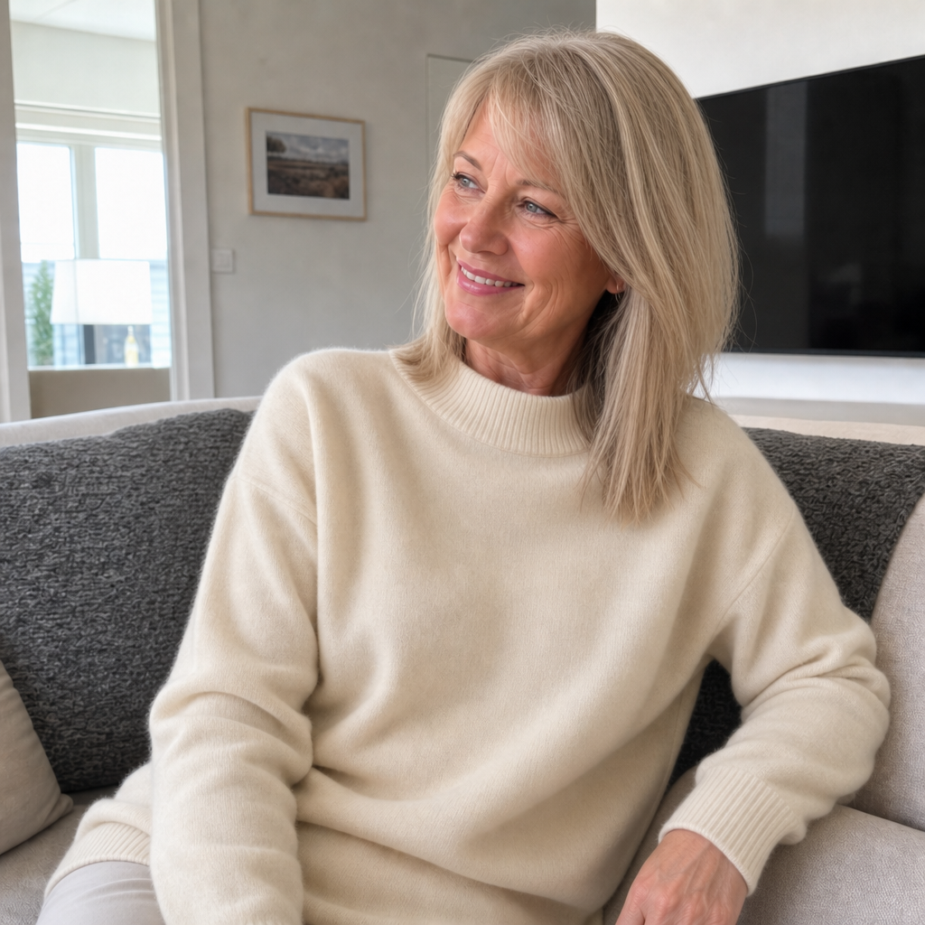 Deborah | Dames Trui met Opstaande Kraag