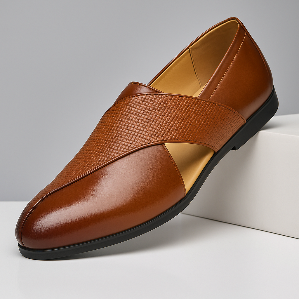 Oscar | Loafers met gekruiste bandjes