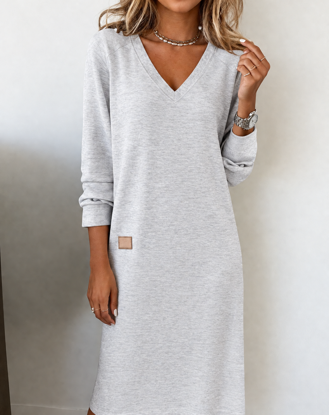 Emilira | Trui Midi Jurk