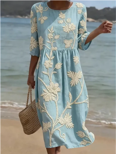 Denisse | Elegante bloemenjurk