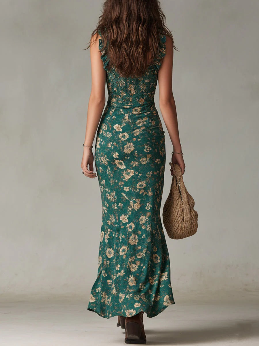 Rosalinda | Boho-retro maxi-jurk