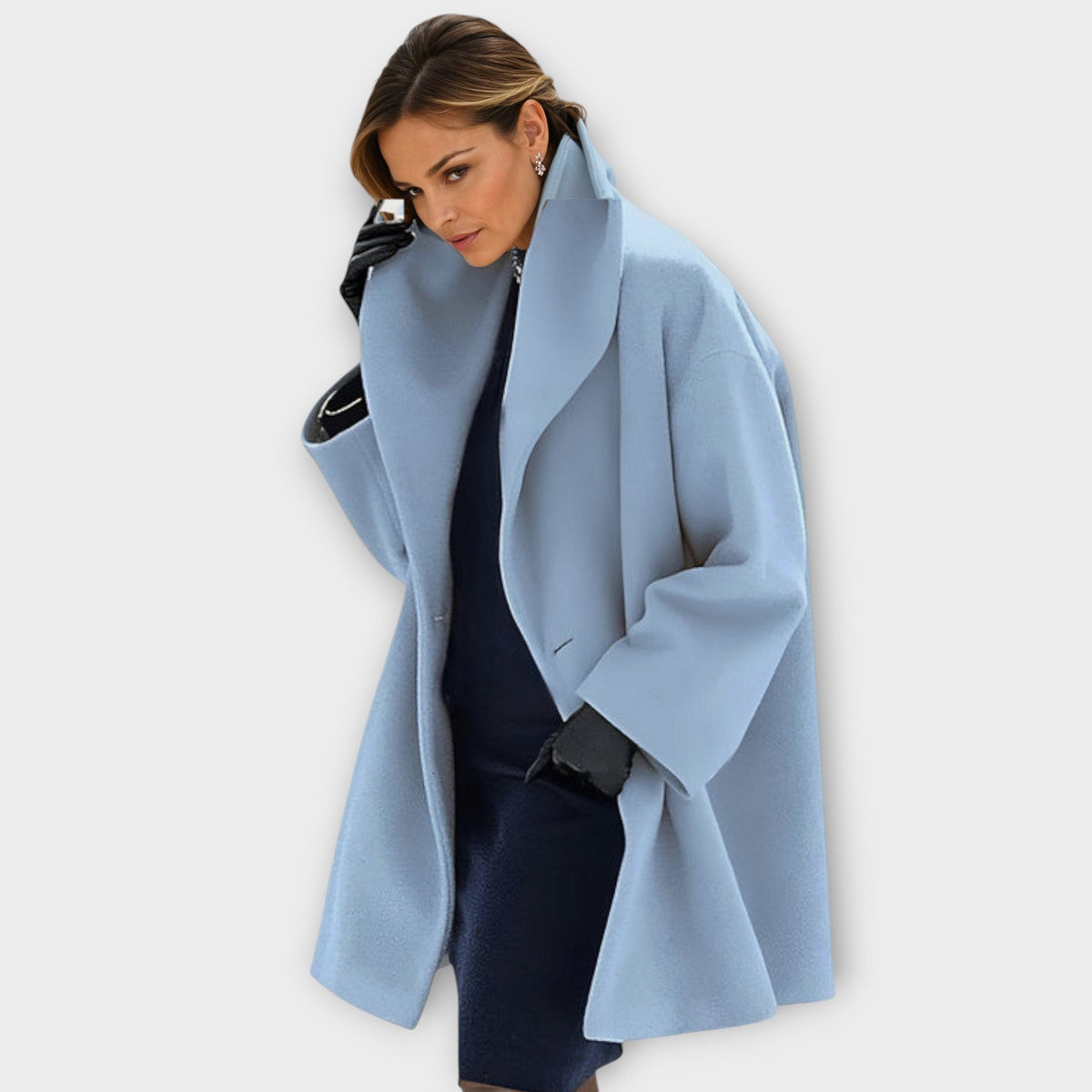 Yfke | Elegante Oversized Jas met Verfijnde Snit