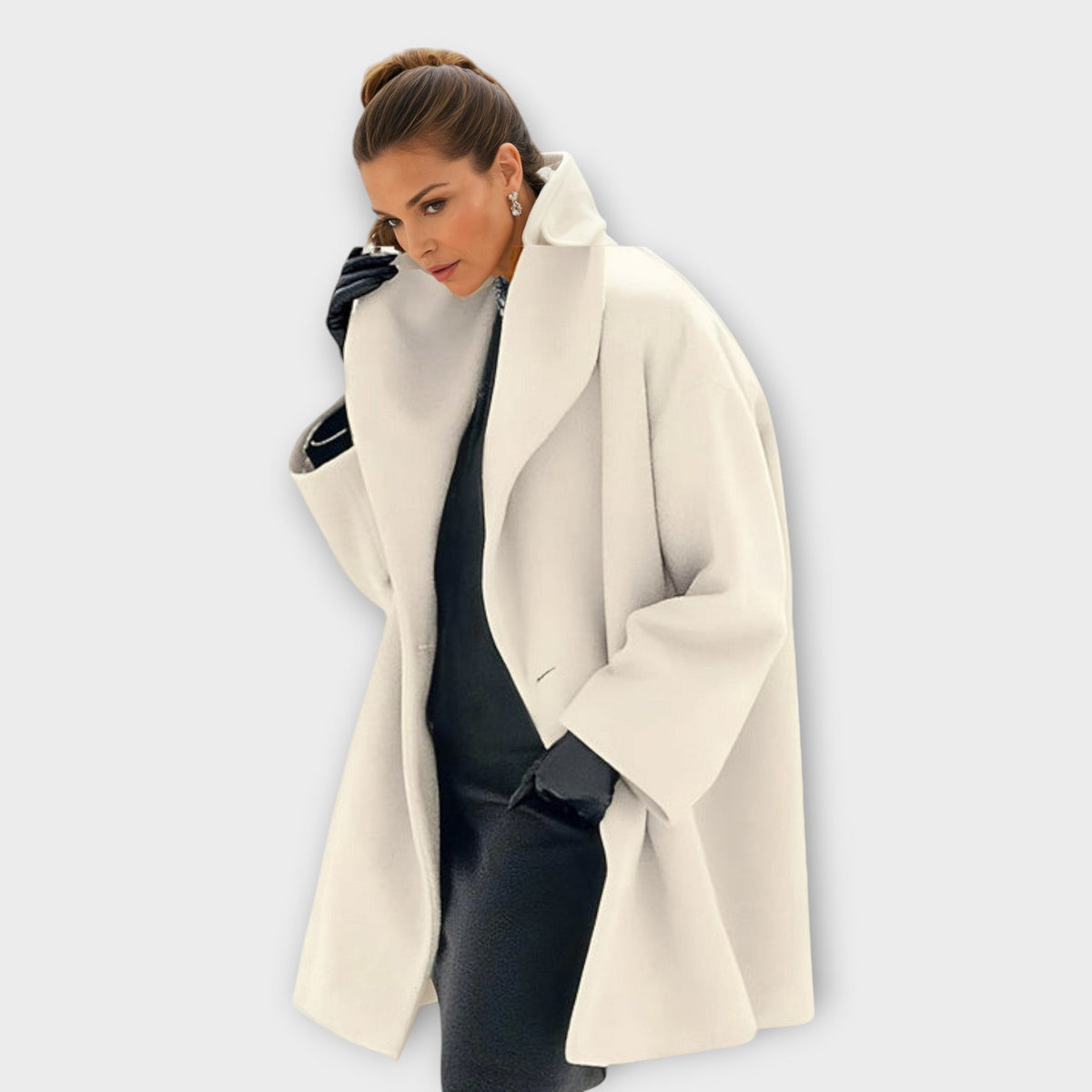 Yfke | Elegante Oversized Jas met Verfijnde Snit