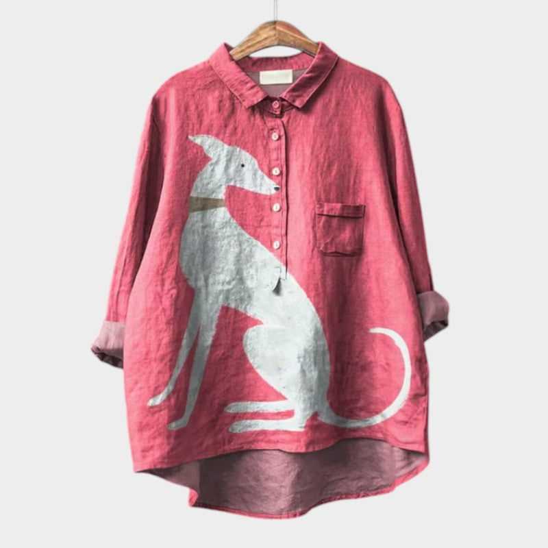 Danica | Tijdloze Blouse met Print
