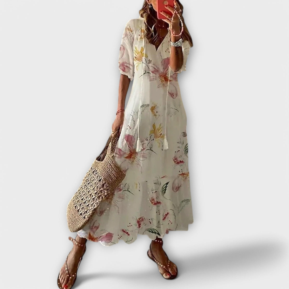 Helga | Elegante maxi-jurk