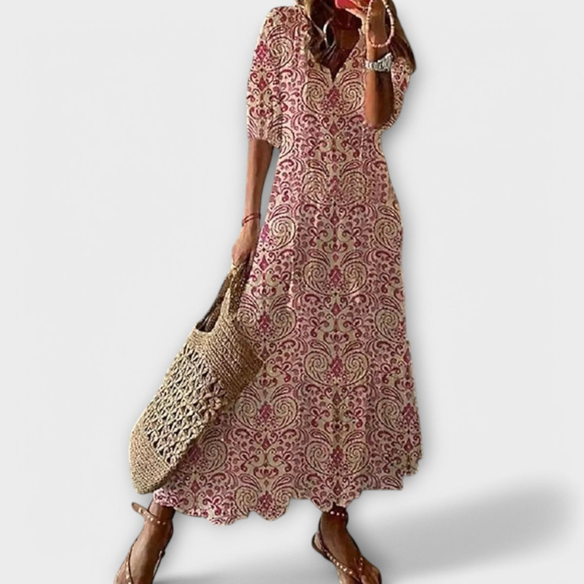 Helga | Elegante maxi-jurk