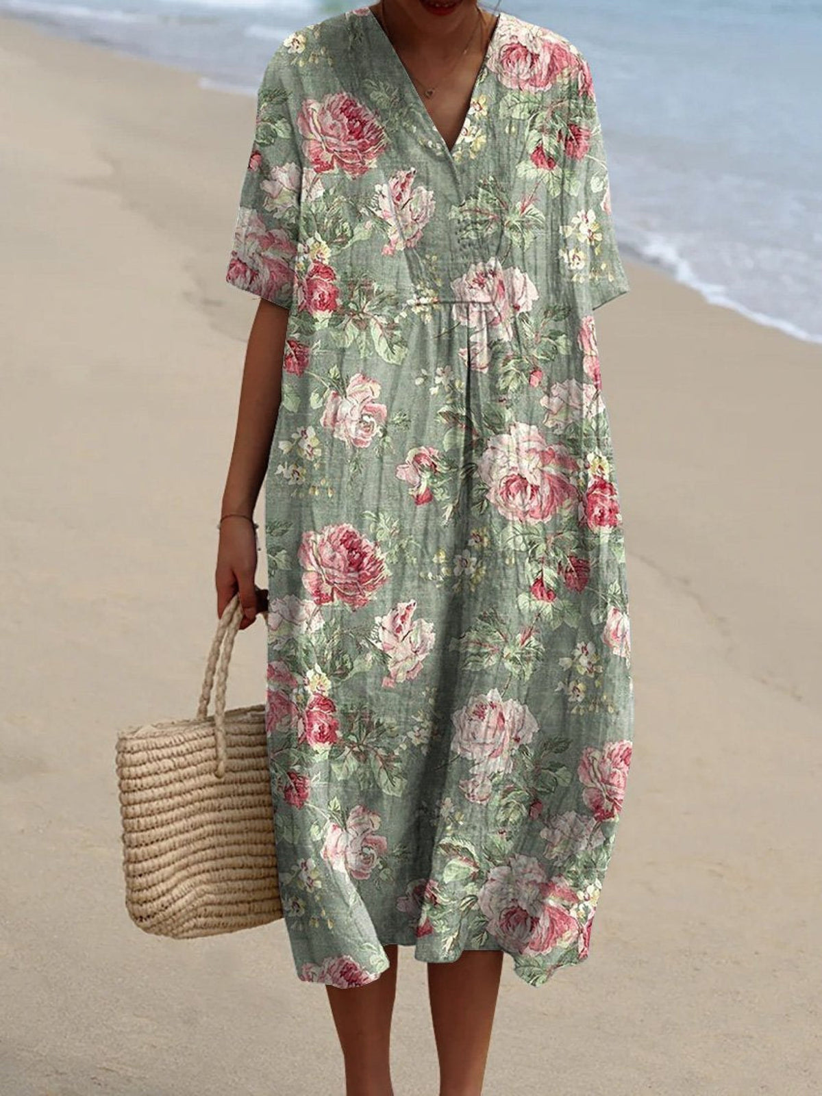 Lina™ Vintage Bloemenjurk