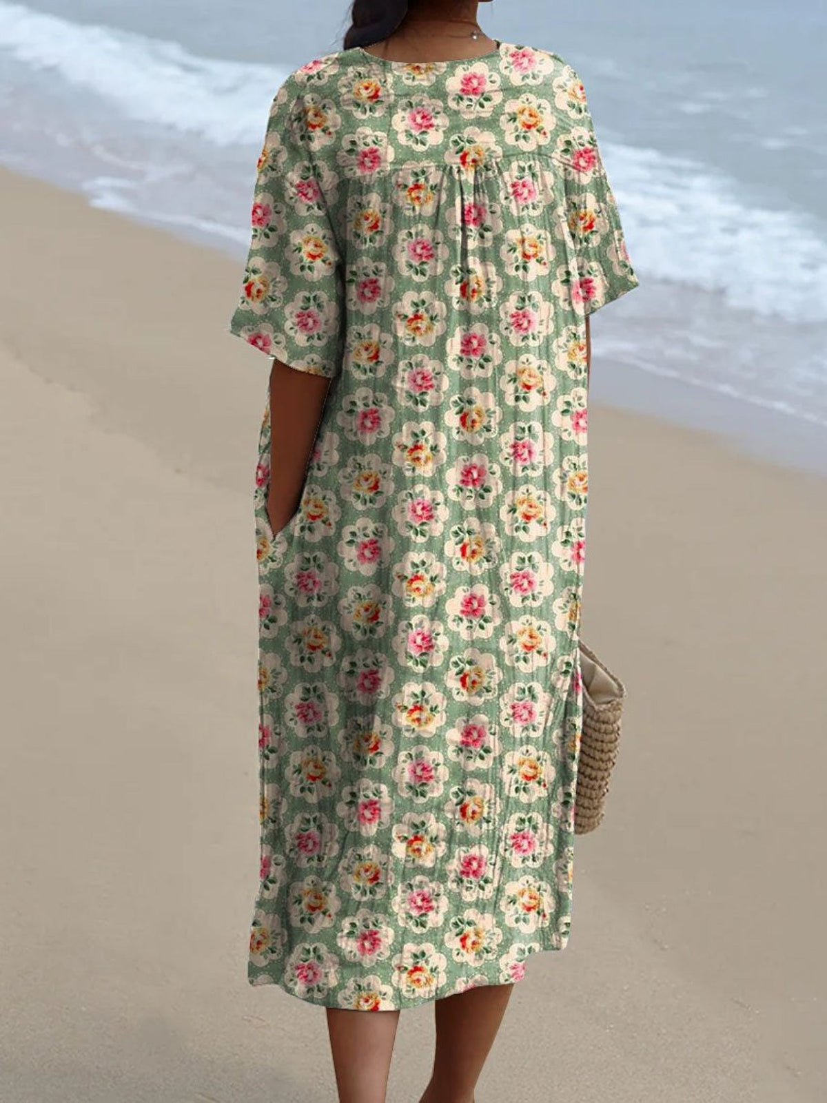 Femke™ Vintage Bloemenjurk