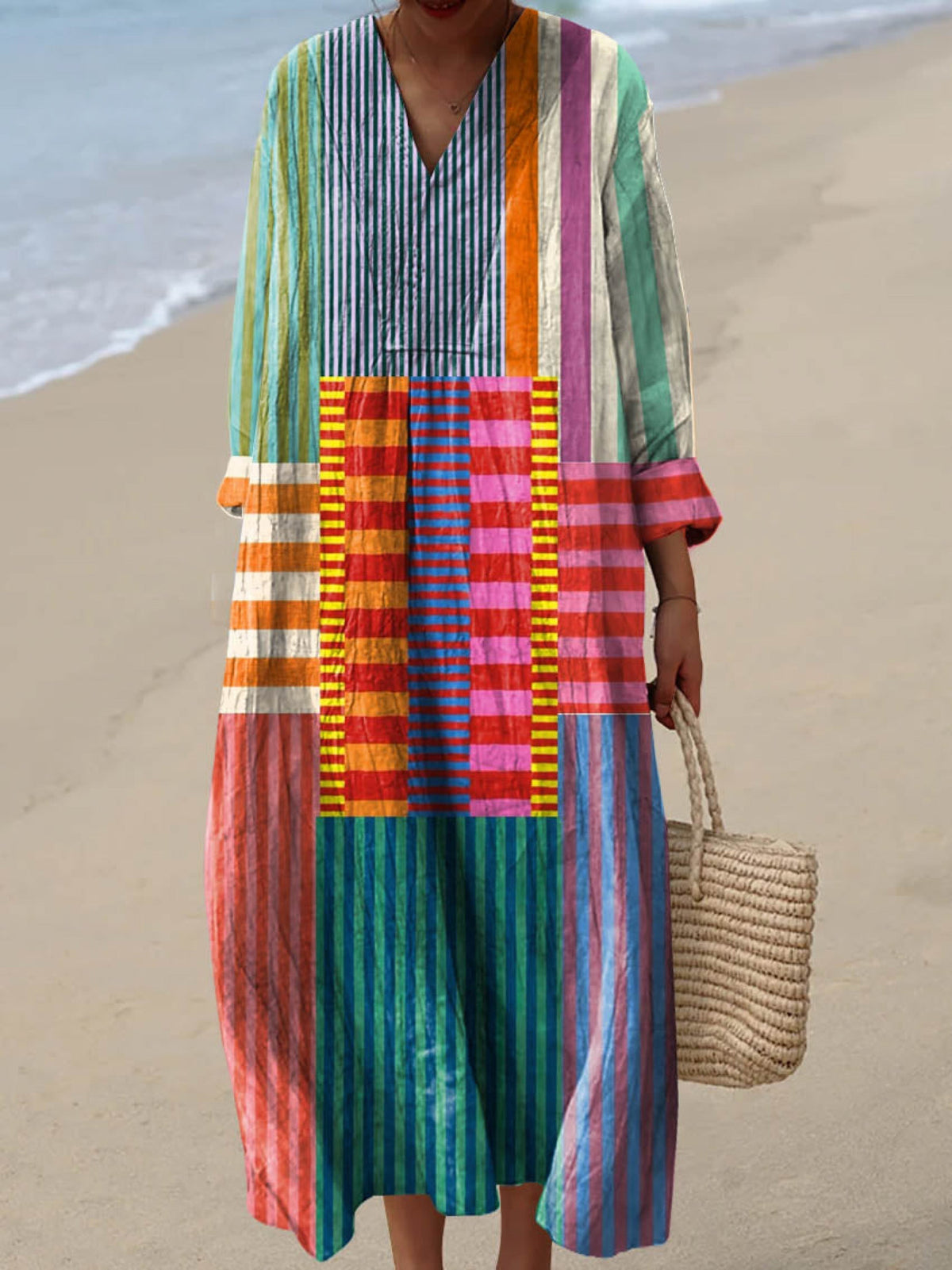Lobke | Vintage Kleur Jurk