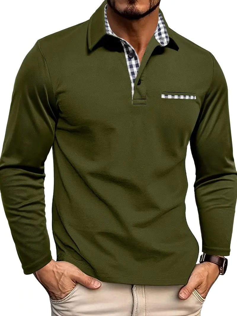 Willem | Poloshirt met lange mouwen