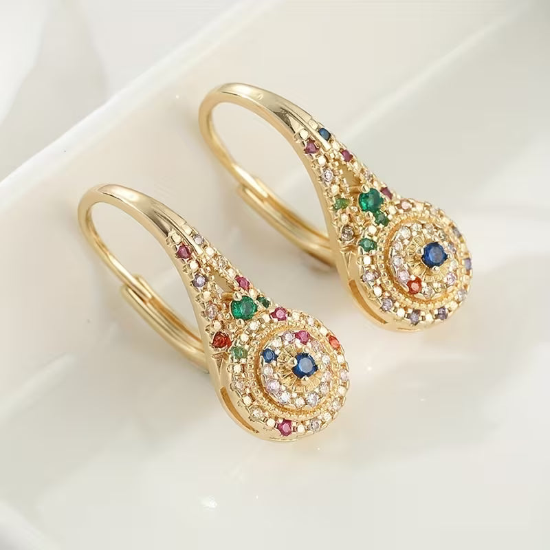 Multikleurige Elegantie Oorbellen