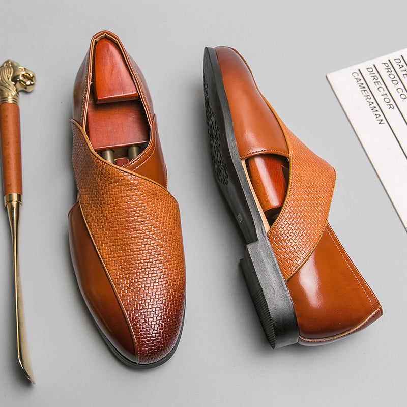 Oscar | Loafers met gekruiste bandjes
