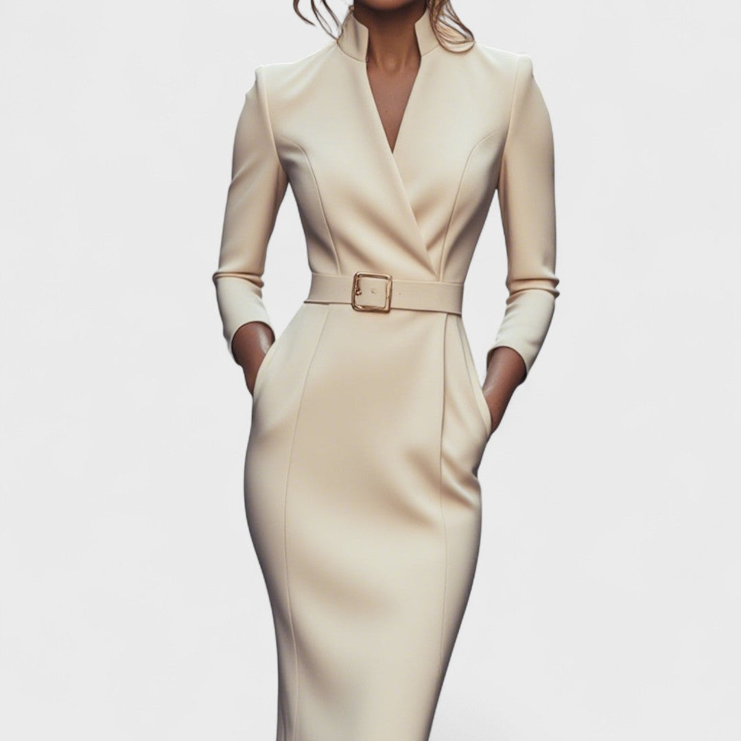Hanna | Elegante Jurk Met Riem