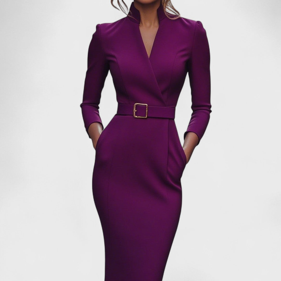 Hanna | Elegante Jurk Met Riem
