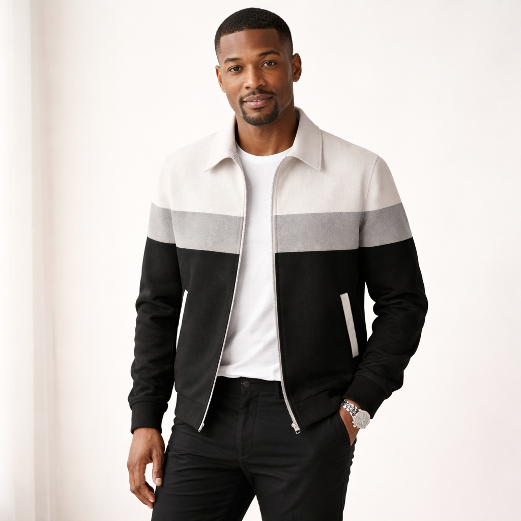 Joseph | Heren Colourblock Jas met Ritssluiting